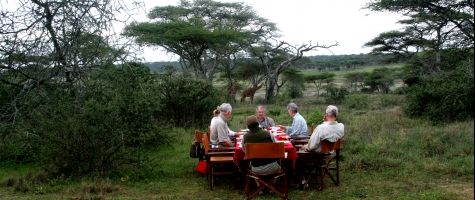 Bush Dinner at Lemala Ndutu Tented Camp in Tanzania