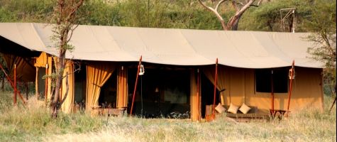 Lemala Ndutu Tented Camp Tent Exterior in Serengeti National Park, Tanzania