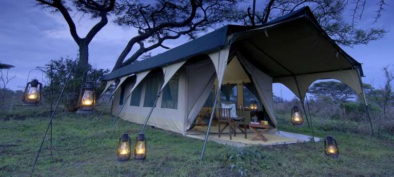 Tent Kirurumu Serengeti Camp, Serengeti National Park in Tanzania