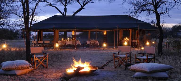 The dining area at Olakira, Tanzania