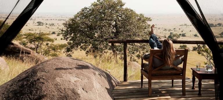Lamai Serengeti Balcony View in Serengeti National Park, Tanzania