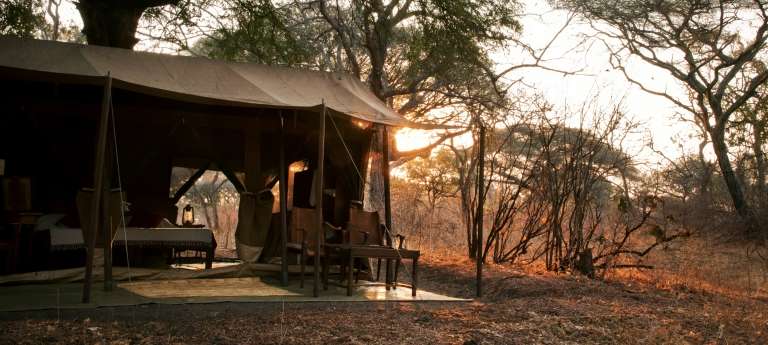 Camping Area at Chada Camp in Katavi, Tanzania