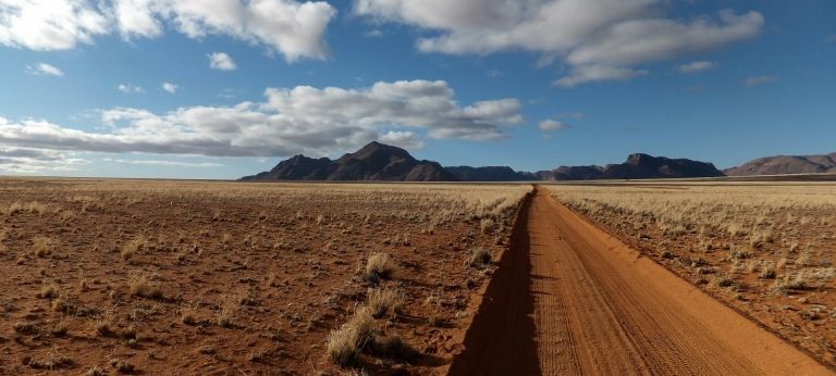 August is extremely warm in Namibia