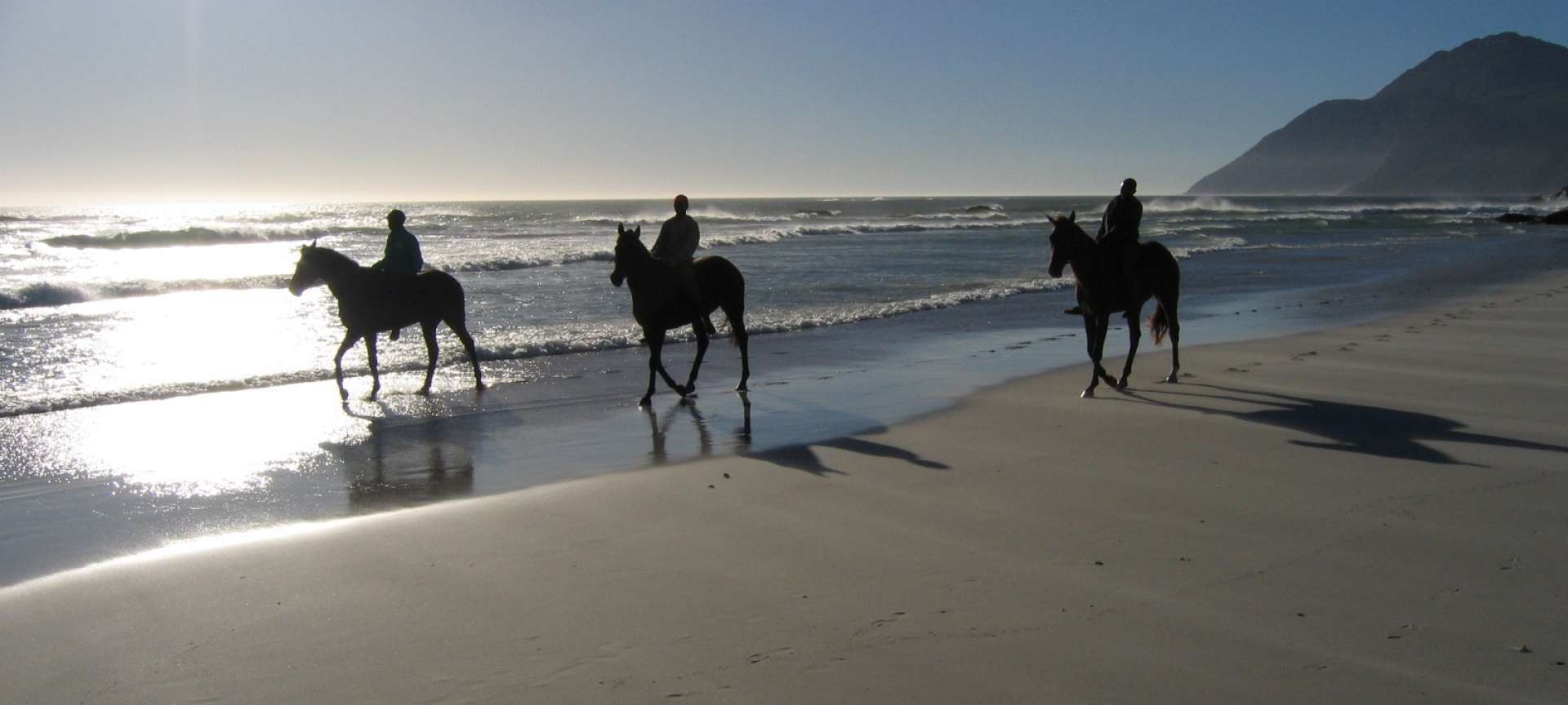 Horse riding on Noordhoek beach is an incredibly serene experience.